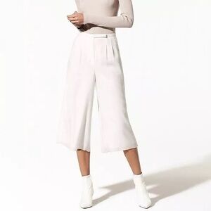 Aritzia Babaton Women's Lazarus Culottes in Ivory Size 4